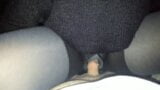 Woman in sweater rides till orgasm. snapshot 2