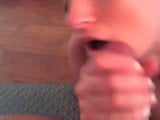 Selbstgedrehter Blowjob &amp; Gesichtsbesamung snapshot 10