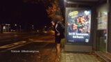 Piss in my shiny Danskin tights on street snapshot 7