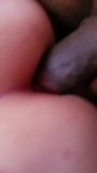 Une grosse bite noire essaye de prendre le cul de ma femme snapshot 2