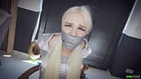 Luna - Secretary Caught and Put in Heavy Tape Bondage Bound and Gagged ( GagAttack.NL ) snapshot 3