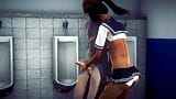 Yaoi Femboy - Simon Handjob in a toilet snapshot 14