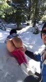 Big Ass and Turkish Funny Guy & Public in snow snapshot 2