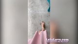 Lelu love- vlog: orgasmo asustado blooper pies tacones pelo mojado b snapshot 4