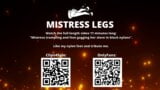 Mistress trampling and foot gagging her slave in black nylons snapshot 10