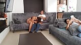 Nala gets horny watching TV in the living room. Part 1. she gives a good blowjob snapshot 8