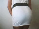 Robe blanche culotte noire snapshot 1