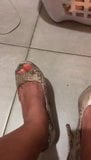 Hot mexican slut Marcela take out her heel a showis her feet snapshot 1