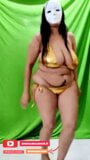 Мій сексуальний шонабхабі в золотому бікіні snapshot 9