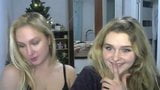 Two Russian girls in front of the camera for the first time snapshot 11