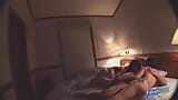 Asian FFM Threesome in the Hotel snapshot 5