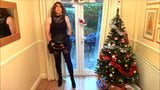 Alison in Thigh Boots - Wanking under the christmas tree snapshot 7