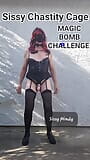 Sissy Magic Bomb Chastity Cage Challenge snapshot 2