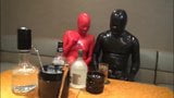 Latex Couple Has Sex in a Bar snapshot 6