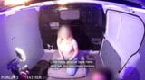 Waitress on a Break with Great Natural Tits Gets Roughly Fucked in a Van snapshot 10