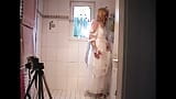 Bride Wanking Under Cold Shower snapshot 7