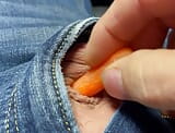 Micro penis getting jacked by baby carrot snapshot 2