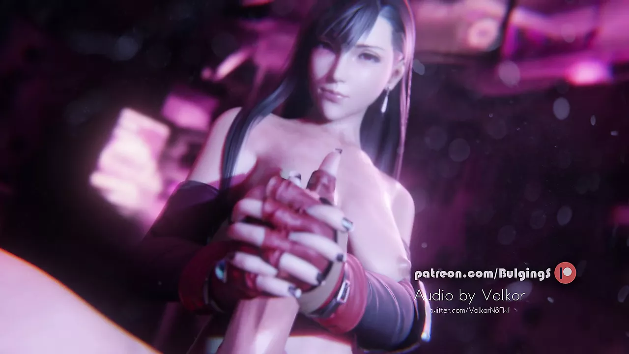 Tifa Handjob Cumshot