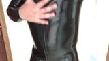 Me in latex catsuit snapshot 1