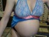 high pregnant webcamgirl strips snapshot 1