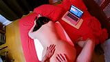 Scopando una ragazza bianca con un grosso cazzo nero a pecorina in webcam snapshot 7