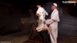 Twink religioso puta es usado y follado por caliente sacerdote snapshot 8