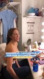 Katherine McPhee in a bra getting ready & dancing backstage snapshot 6