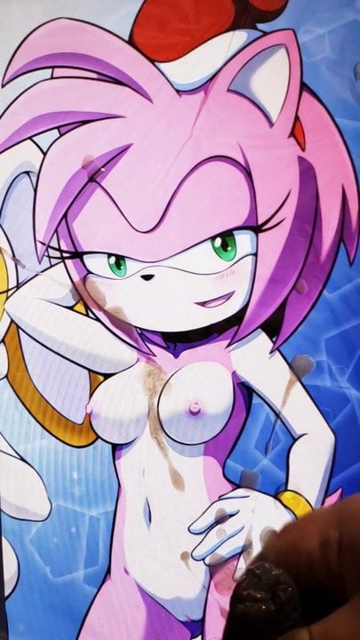 Ünnepi különlegesség: Amy Rose-ra élvezés (újra) szopás