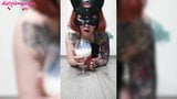 Sexy novinha sensual masturba buceta e brinca com leite snapshot 7