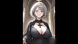 Young horny virgin boy creampie mommy big tits Nun in Church  -AI-Hentai-Cartoon snapshot 2