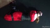 Hilfloses Leder-Hogtie snapshot 4