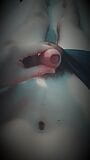 Seluar dalam berkrim panas memancut mani dan sperma pancutan mani di merata-rata snapshot 3