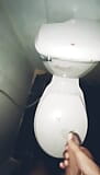 Masturbation in a public toilet and super huge and thick cumshot snapshot 16