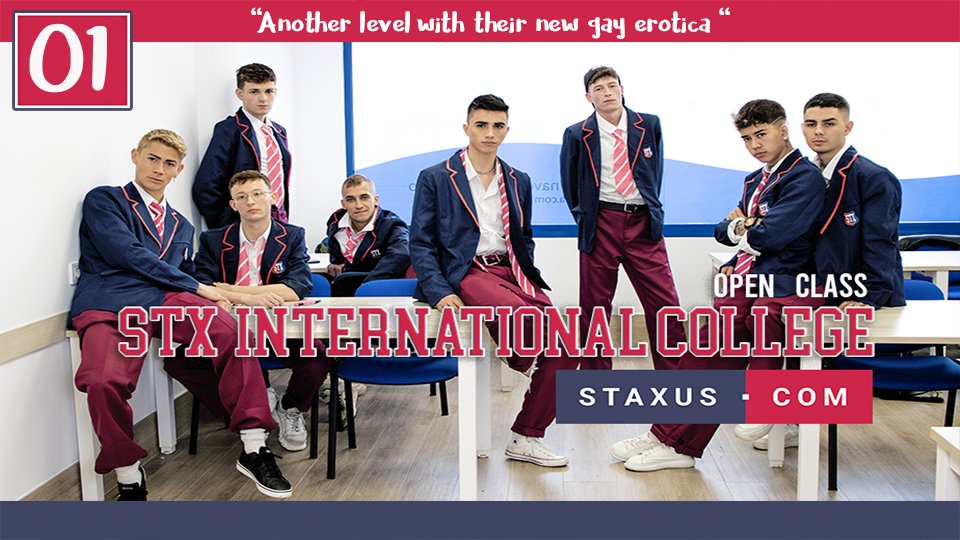 Staxus international college episode 01 (cerita dan seks): mahasiswa muda berhubungan seks sepulang sekolah!