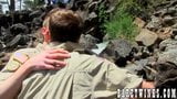 Handsome junior scouts try barebacking first time outdoors snapshot 4