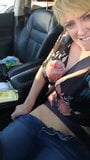 Sweet Girl Masturbates In Her Car In Public snapshot 2