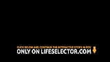Lifeselector - สามทางและหนึ่งเย็ดกับสาว Sata Jones, Zlata Shine และ Catherine Knight snapshot 20