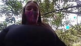 Blackmailing My Stepmother I Found Her Sucking The Cock Of My Old Man'S Friend, Now She Is My Bitch In The Forest snapshot 17