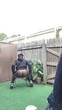 Daddy Playing With His Big Ass Butt and BBC Outside snapshot 2