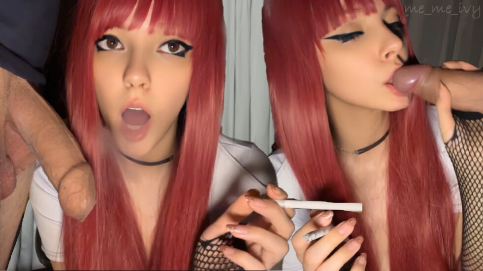 Alt Girl Smoking e Lambendo o pau grande do padrasto (pergunte-me para vídeo completo)