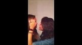 2 friend hot lesbian kissing snapshot 2