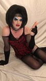 Drag Queen Talking Dirty, Undressing and Showing of dildos snapshot 16