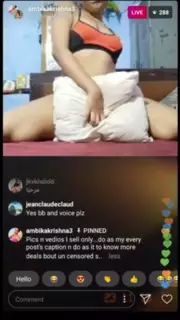 Indian Instagram Girl Ambika Masturbating Live on Instagram: Girl ...