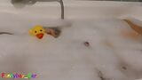 Le canard et la bite - jeu de baignoire avec une bite douce (et un peu dure) snapshot 1
