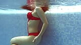 Being naked underwater brings her sexual pleasures snapshot 9