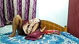 Indian Kolkata Wife Sushmita Sex in Doggy n Cowgirl Position on Saree then Creampie in her Hot Pussy with Mr Mishra on Xhamster snapshot 13