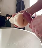 Wet Fleshlight Pussy Makes Me Moan And Cum snapshot 5