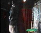 Linsey on stage at Soho's Sunset Strip 90's striptease show snapshot 2