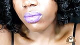 Purple küsst lila lippenstift wichsanleitung snapshot 6