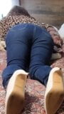 Tessa Mastubates Face Down in Pants snapshot 9